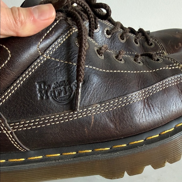 Vintage Dr. Martens 9A53 brown leather Oxford shoes size 12